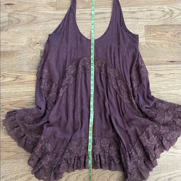 COPY - Plum Free People Intimately Trapeze Slip Dress - Picture 5 of 6